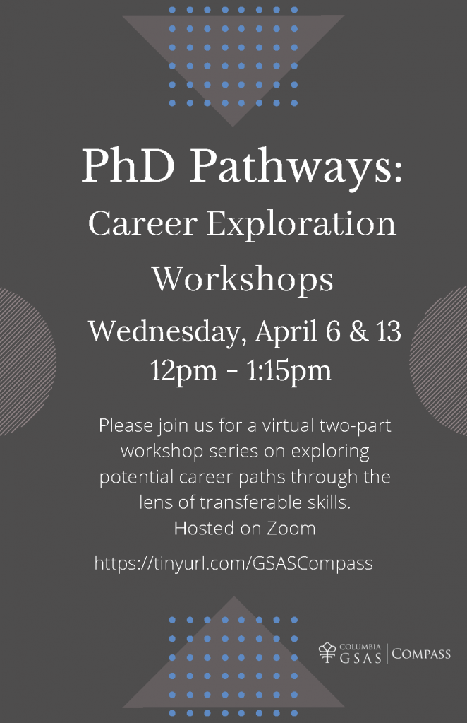 PhD Pathways: Career Exploration Workshops